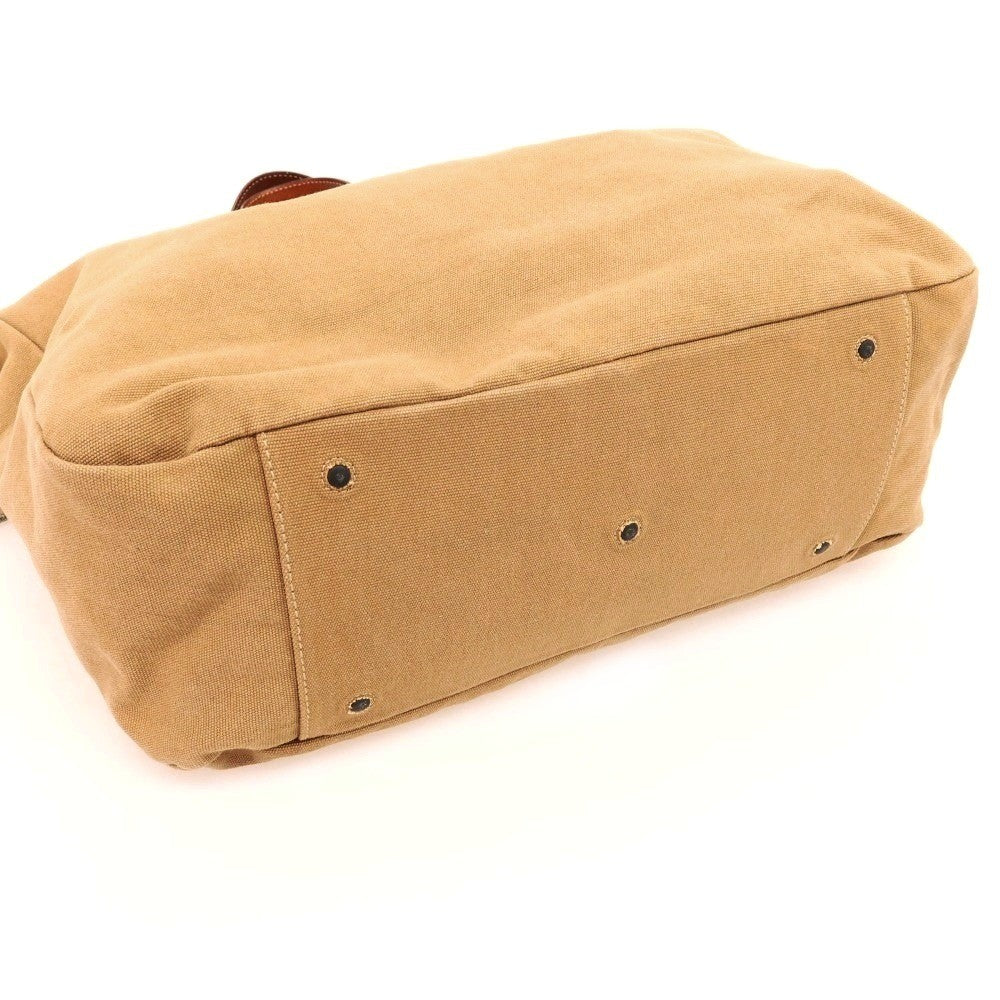 【中古】ダニエルアンドボブ Daniel &amp; Bob キャンバス トートバッグ ライトブラウン【 状態ランクC 】【 メンズ 】