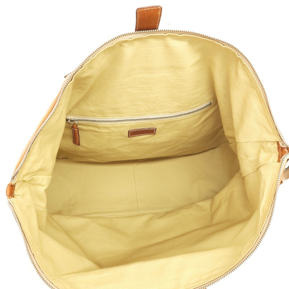 【中古】ダニエルアンドボブ Daniel &amp; Bob キャンバス トートバッグ ライトブラウン【 状態ランクC 】【 メンズ 】