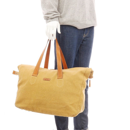【中古】ダニエルアンドボブ Daniel &amp; Bob キャンバス トートバッグ ライトブラウン【 状態ランクC 】【 メンズ 】
