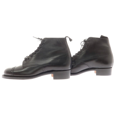 【中古】【未使用】グレンソン GRENSON ストレートチップ レースアップブーツ ブラック【 6 1/2E 】【 状態ランクS 】【 メンズ 】