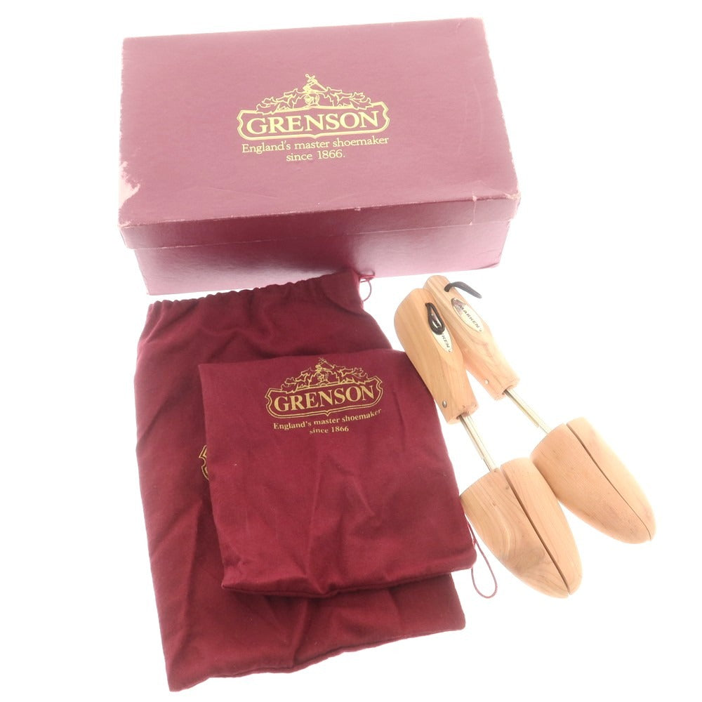 【中古】【未使用】グレンソン GRENSON ストレートチップ レースアップブーツ ブラック【 6 1/2E 】【 状態ランクS 】【 メンズ 】