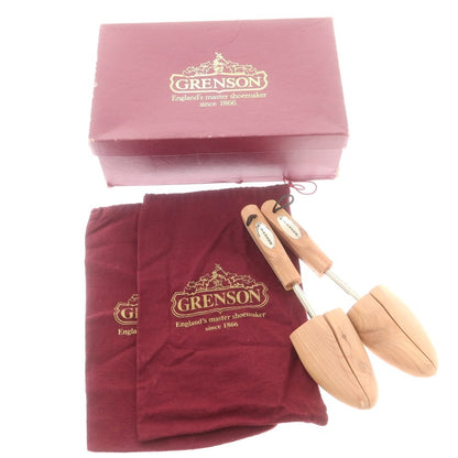 【中古】【未使用】グレンソン GRENSON ストレートチップ レースアップブーツ ブラック【 8 1/2E 】【 状態ランクS 】【 メンズ 】