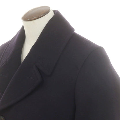 【中古】シーラップ Sealup GENOVA ウールカシミヤ ピーコート ダークネイビー【 50 】【 状態ランクA 】【 メンズ 】