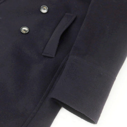 【中古】シーラップ Sealup GENOVA ウールカシミヤ ピーコート ダークネイビー【 50 】【 状態ランクA 】【 メンズ 】