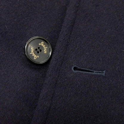 【中古】シーラップ Sealup GENOVA ウールカシミヤ ピーコート ダークネイビー【 50 】【 状態ランクA 】【 メンズ 】