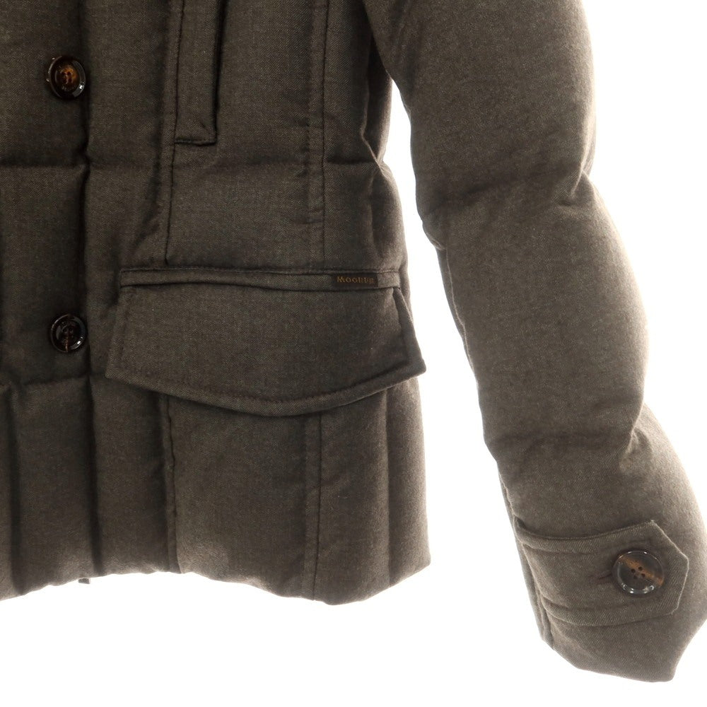 【中古】ムーレー MOORER SIRO-L ウールカシミヤ ダブルブレスト ダウンジャケット アッシュブラウン【 42 】【 状態ランクB 】【 メンズ 】