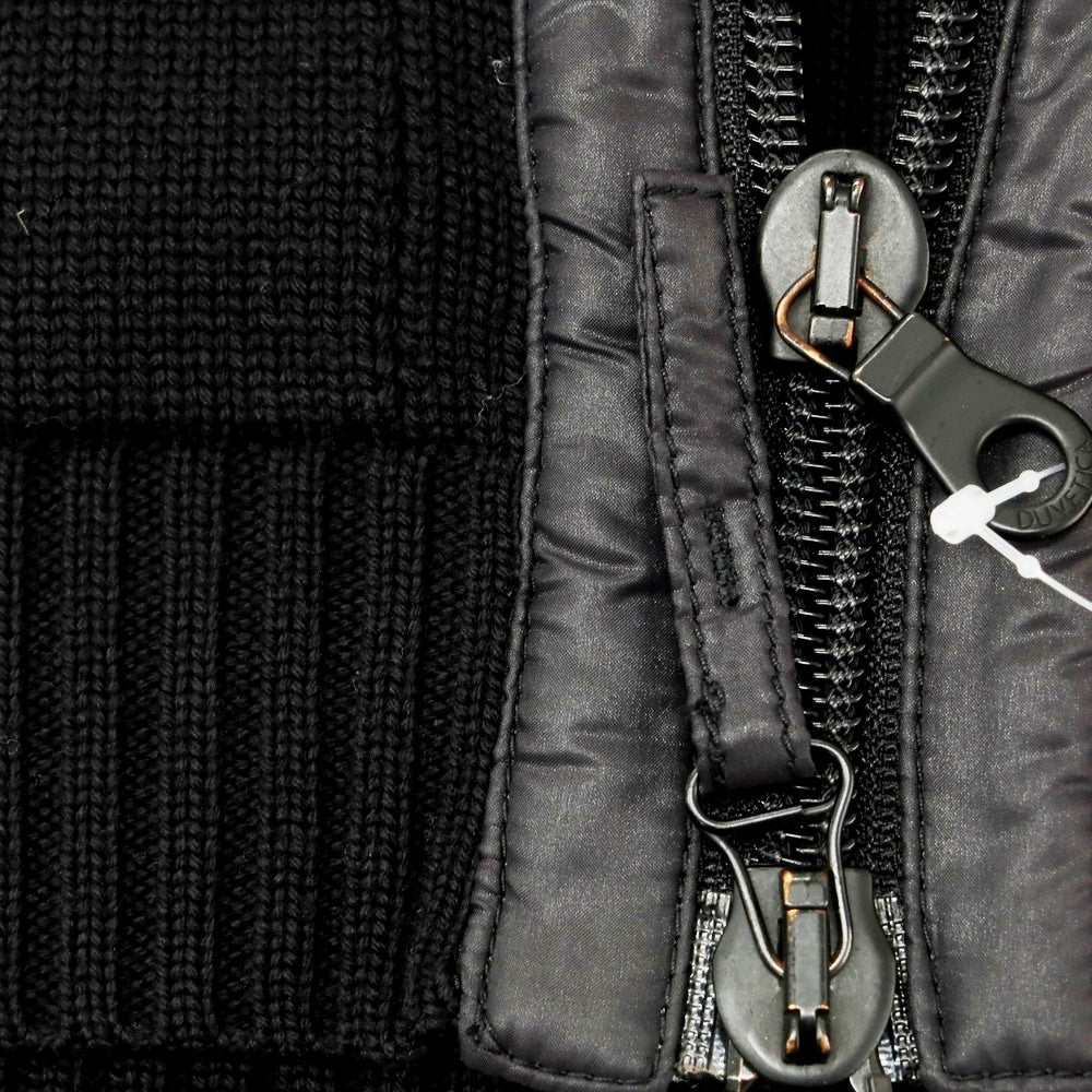 【中古】デュベティカ DUVETICA ウール ダウンライナー付き フルジップ フーデッド ニットブルゾン ブラック【 44 】【 状態ランクB 】【 メンズ 】