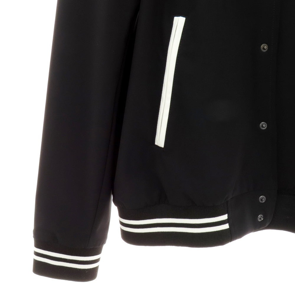 【中古】アルベルトブレーシ ALBERTO BRESCI ストレッチ ナイロン ボンバージャケット ブラック【 M 】【 状態ランクA 】【 メンズ 】