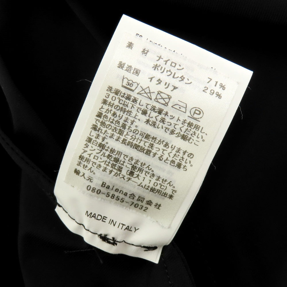 【中古】アルベルトブレーシ ALBERTO BRESCI ストレッチ ナイロン ボンバージャケット ブラック【 M 】【 状態ランクA 】【 メンズ 】