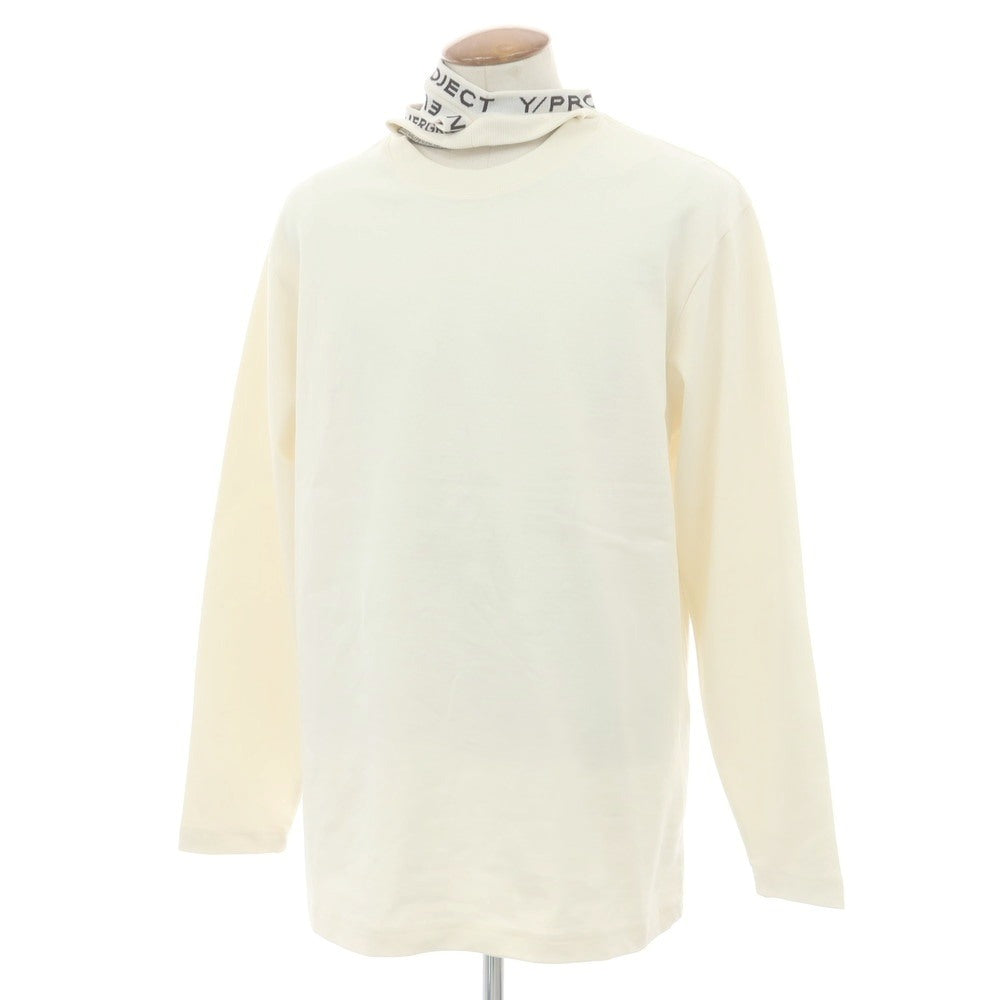 【中古】ワイ プロジェクト Y/PROJECT コットン 長袖Ｔシャツ アイボリー【サイズUNISEX M】【 状態ランクC 】【 メンズ 】 [CPD]