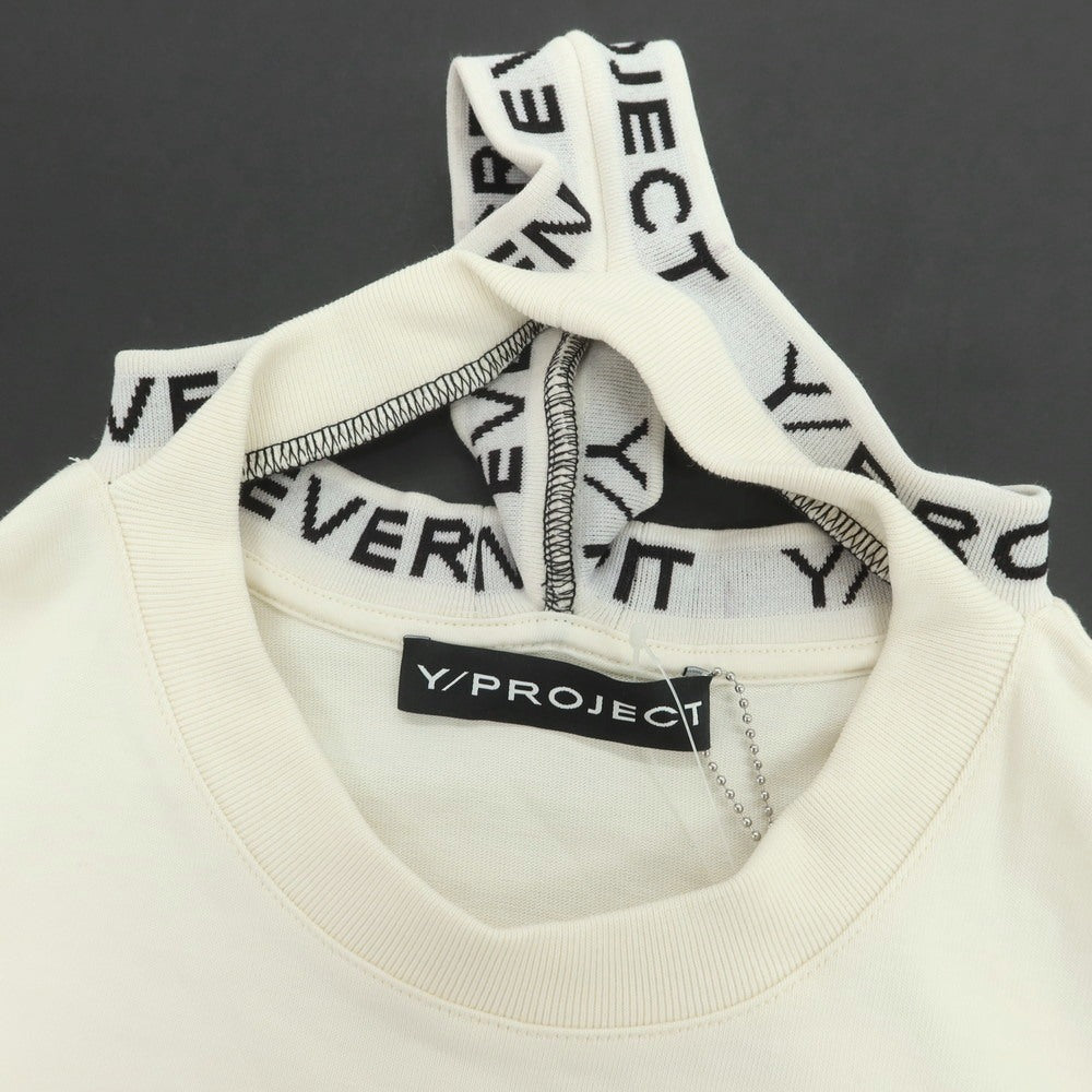 【中古】ワイ プロジェクト Y/PROJECT コットン 長袖Ｔシャツ アイボリー【サイズUNISEX M】【 状態ランクC 】【 メンズ 】 [CPD]
