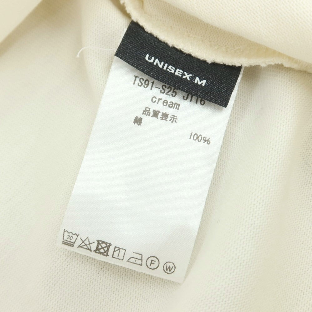 【中古】ワイ プロジェクト Y/PROJECT コットン 長袖Ｔシャツ アイボリー【サイズUNISEX M】【 状態ランクC 】【 メンズ 】 [CPD]