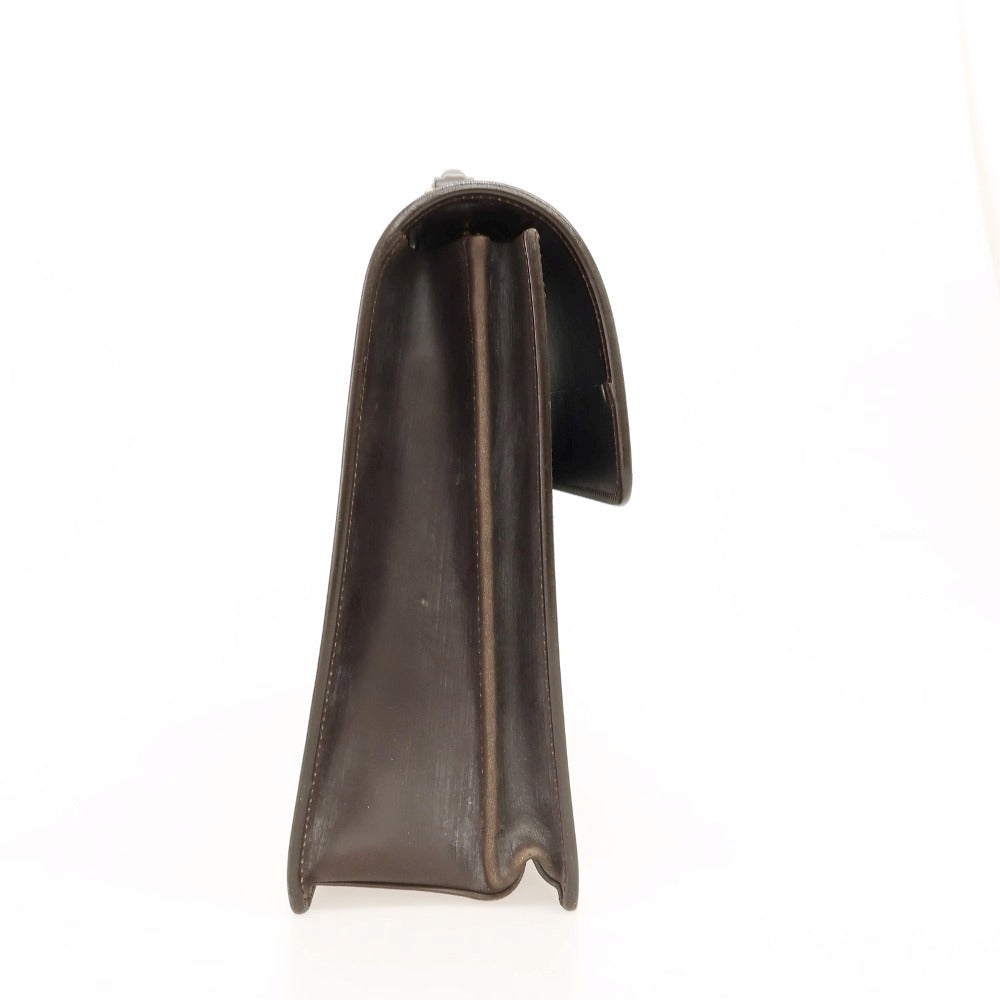 【中古】ポーター PORTER CROWNシリーズ ブライドルレザー ブリーフケース ダークブラウン【 状態ランクC 】【 メンズ 】 [APD]