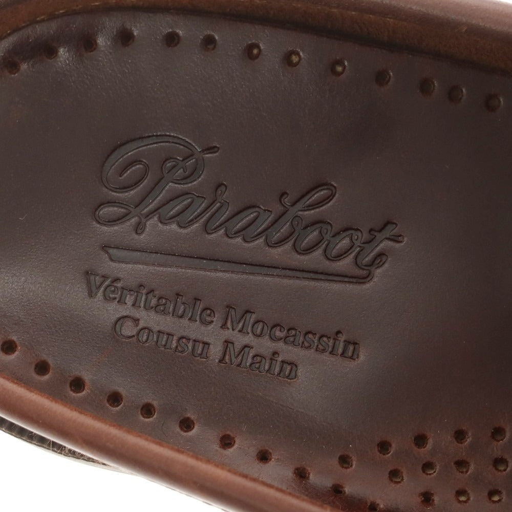 【中古】パラブーツ Paraboot BAHAMAS レザー サンダル ブラウン【 5 1/2 】【 状態ランクA 】【 メンズ 】