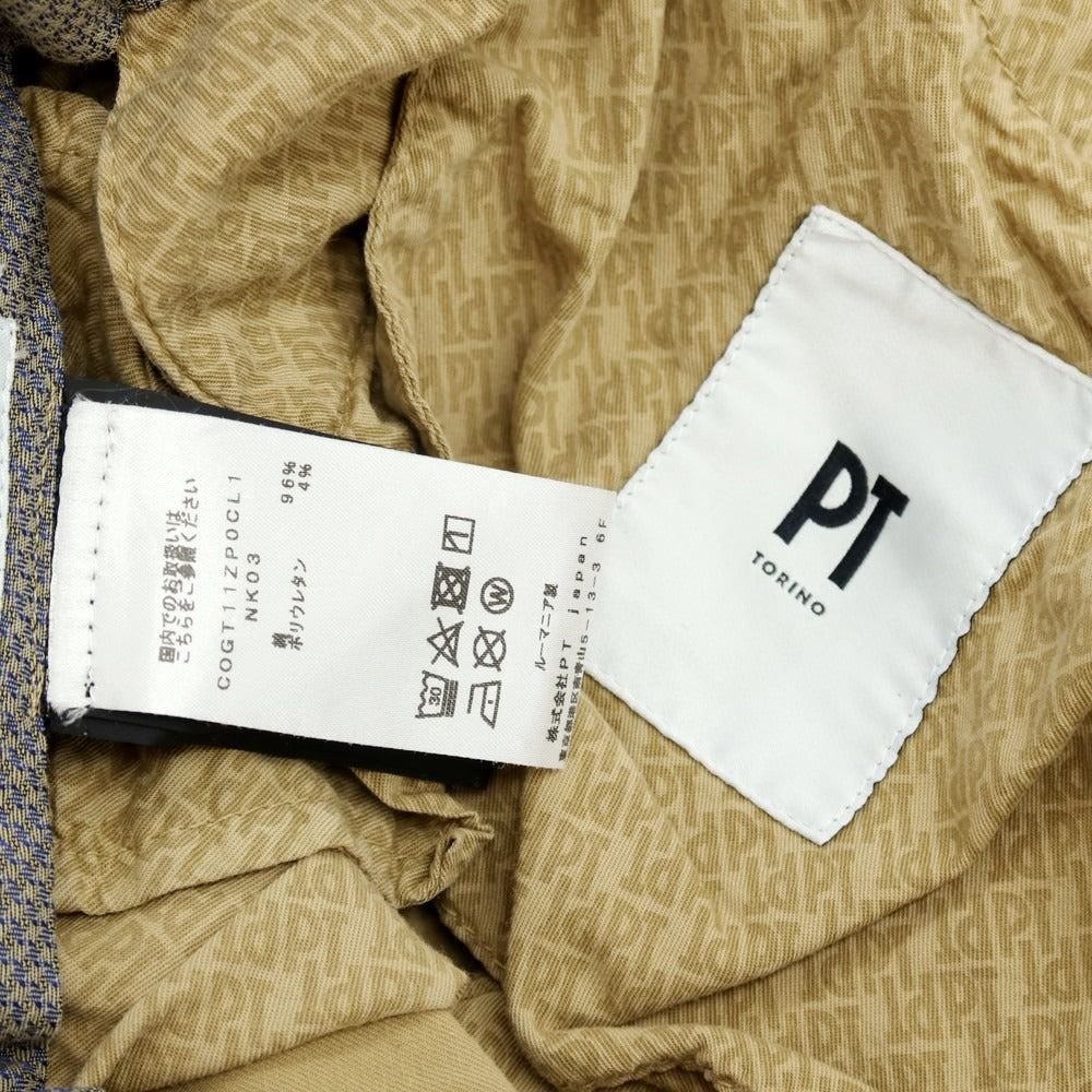 【中古】ピーティートリノ PT TORINO ストレッチ コットン カジュアルスラックスパンツ ベージュ【サイズ44】【 状態ランクB 】【 メンズ 】
