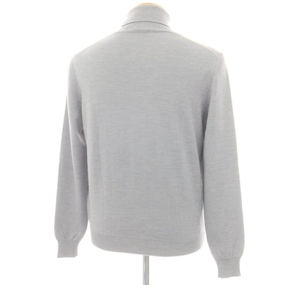 【中古】バフィー BAFY ウール タートルネック プルオーバーニット ライトグレー【 46 】【 状態ランクC 】【 メンズ 】