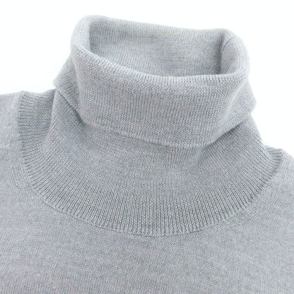 【中古】バフィー BAFY ウール タートルネック プルオーバーニット ライトグレー【 46 】【 状態ランクC 】【 メンズ 】