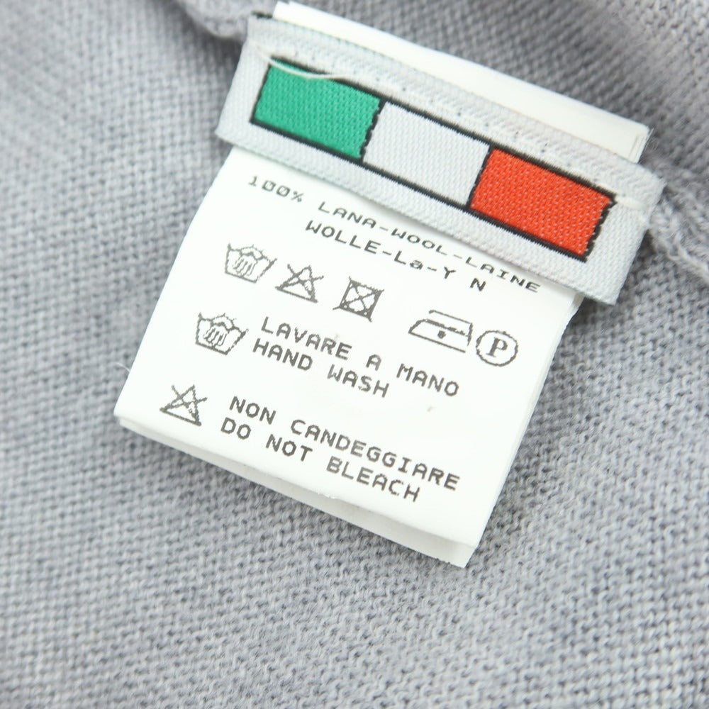 【中古】バフィー BAFY ウール タートルネック プルオーバーニット ライトグレー【 46 】【 状態ランクC 】【 メンズ 】