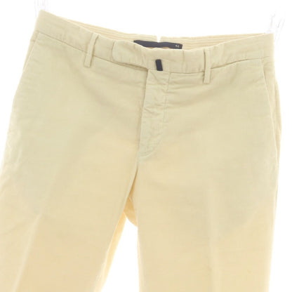 【中古】インコテックス INCOTEX ストレッチ コットン コーデュロイパンツ クリーム【 46 】【 状態ランクC 】【 メンズ 】