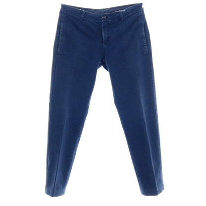 【中古】チルコロ1901 CIRCOLO 1901 コットンジャージー カジュアルスラックスパンツ ライトネイビー【サイズ46】【 状態ランクC 】【 メンズ 】