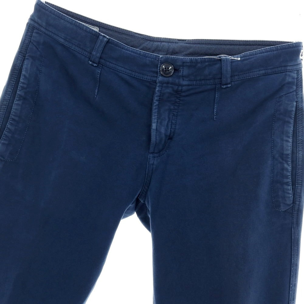 【中古】チルコロ1901 CIRCOLO 1901 コットンジャージー カジュアルスラックスパンツ ライトネイビー【サイズ46】【 状態ランクC 】【 メンズ 】