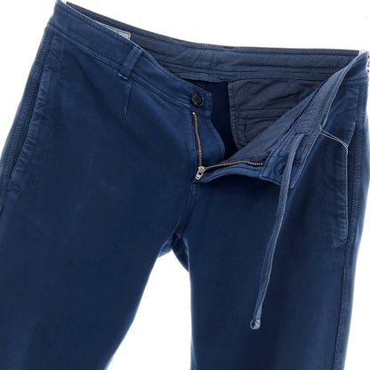 【中古】チルコロ1901 CIRCOLO 1901 コットンジャージー カジュアルスラックスパンツ ライトネイビー【サイズ46】【 状態ランクC 】【 メンズ 】