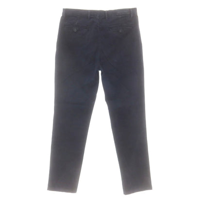 【中古】クォータオット quota otto ストレッチ コットン カジュアルスラックスパンツ ネイビー【 46 】【 状態ランクB 】【 メンズ 】