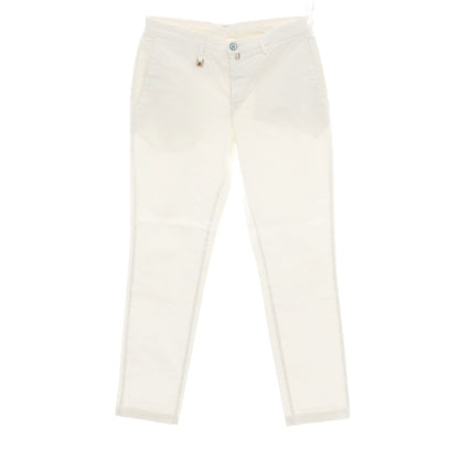 【中古】バルバティ Barbati ストレッチコットン カジュアルスラックスパンツ ホワイト【サイズ46】【 状態ランクB 】【 メンズ 】