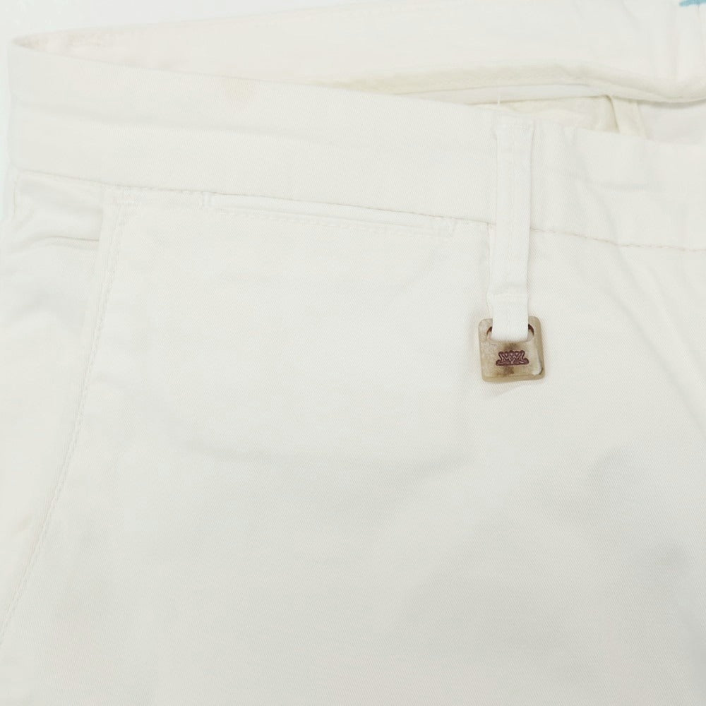 【中古】バルバティ Barbati ストレッチコットン カジュアルスラックスパンツ ホワイト【サイズ46】【 状態ランクB 】【 メンズ 】