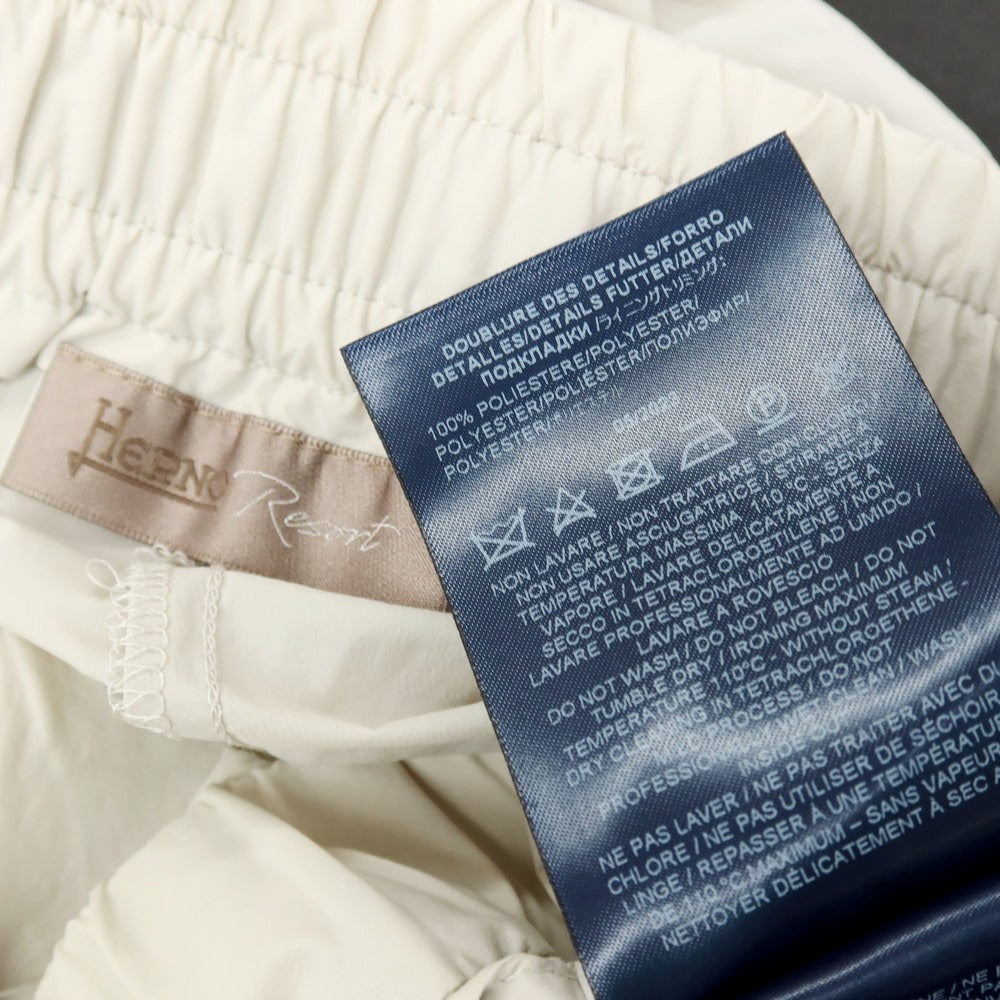 【中古】ヘルノ Herno Resort TRAVEL PACK ストレッチナイロン イージーパンツ サンドベージュ【サイズXS】【 状態ランクB 】【 メンズ 】