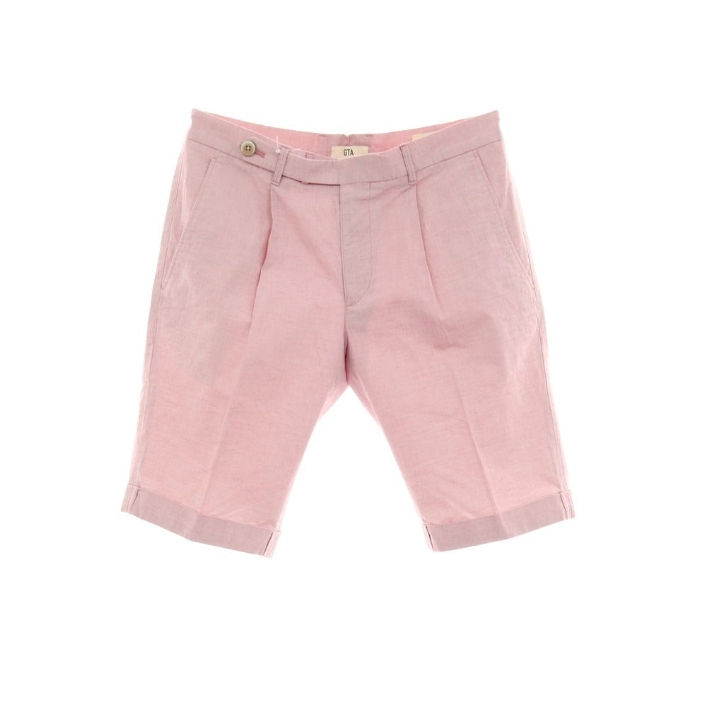 【中古】ジーティーアー G.T.A BYLON SHORT ストレッチコットン ショートパンツ レッドxホワイト【サイズ46】【 状態ランクB 】【 メンズ 】 [DPD]