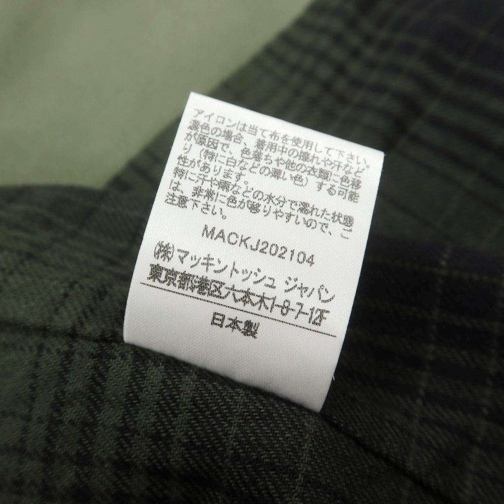 【中古】トラディショナルウェザーウェア Traditional Weatherwear コットン ステンカラーコート モスグリーン【サイズ40】【 状態ランクB 】【 メンズ 】 [EPD]