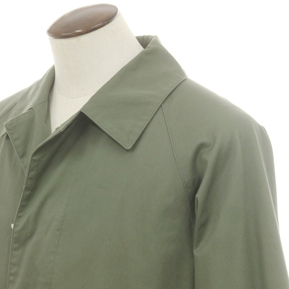 【中古】トラディショナルウェザーウェア Traditional Weatherwear コットン ステンカラーコート モスグリーン【サイズ40】【 状態ランクB 】【 メンズ 】 [EPD]