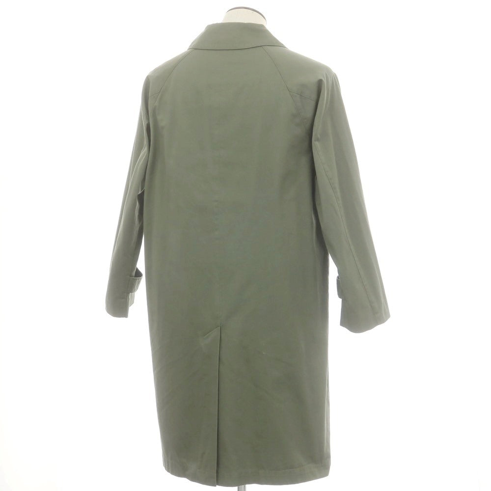 【中古】トラディショナルウェザーウェア Traditional Weatherwear コットン ステンカラーコート モスグリーン【サイズ40】【 状態ランクB 】【 メンズ 】 [EPD]