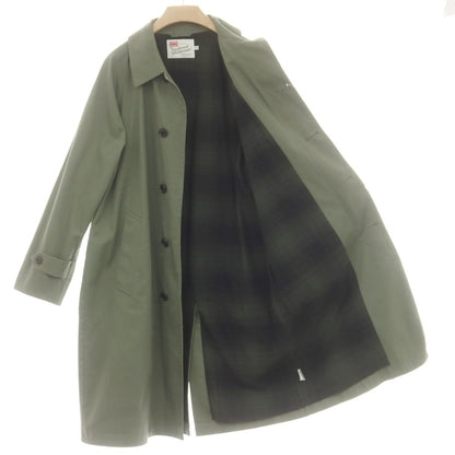 【中古】トラディショナルウェザーウェア Traditional Weatherwear コットン ステンカラーコート モスグリーン【 40 】【 状態ランクB 】【 メンズ 】