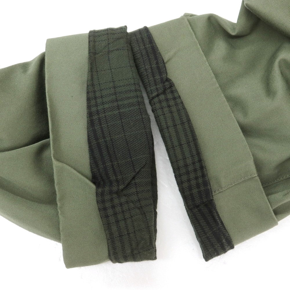 【中古】トラディショナルウェザーウェア Traditional Weatherwear コットン ステンカラーコート モスグリーン【サイズ40】【 状態ランクB 】【 メンズ 】 [EPD]
