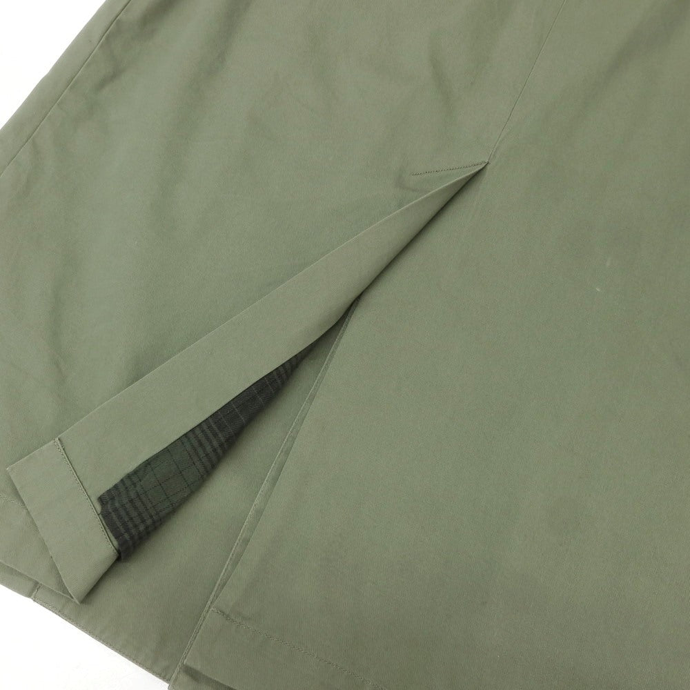 【中古】トラディショナルウェザーウェア Traditional Weatherwear コットン ステンカラーコート モスグリーン【サイズ40】【 状態ランクB 】【 メンズ 】 [EPD]