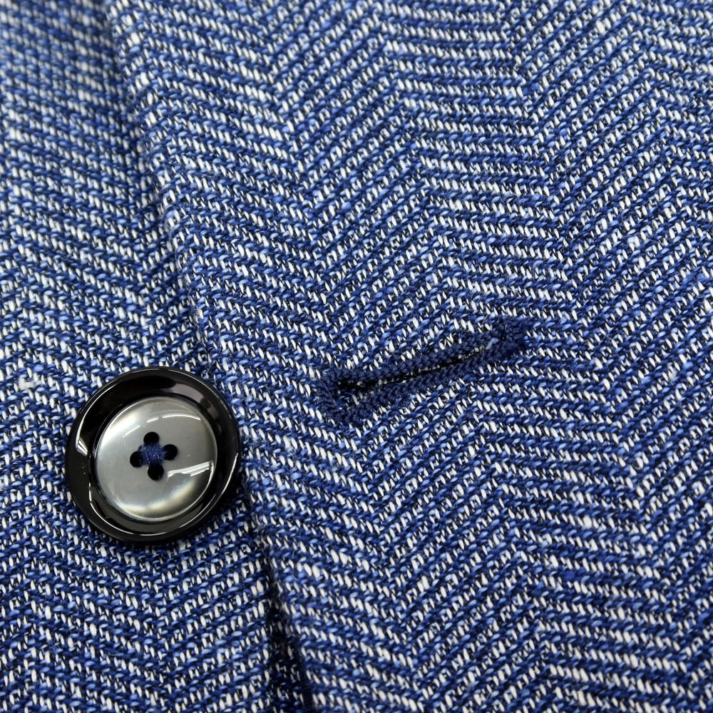 【中古】タリアトーレ TAGLIATORE リネンコットン テーラードジャケット ブルー系【 46 】【 状態ランクB 】【 メンズ 】