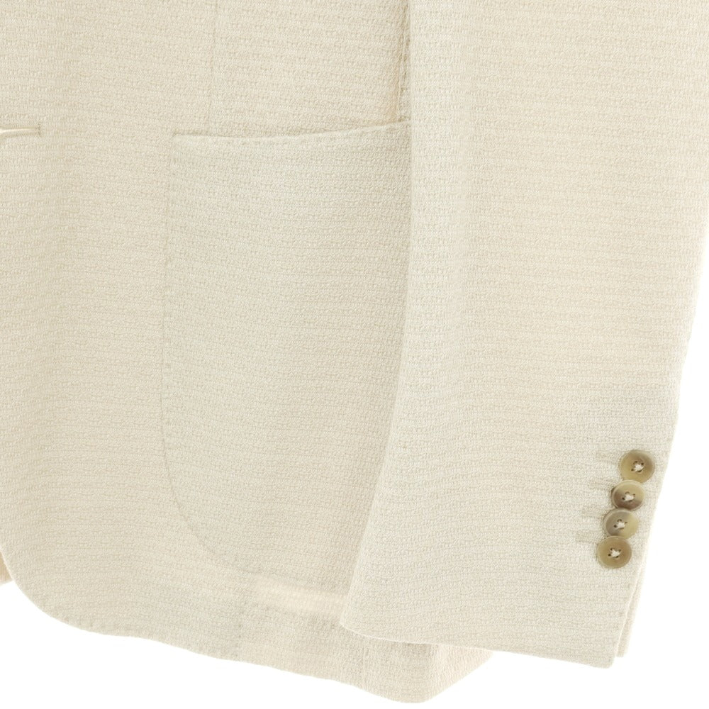 【中古】エルビーエム1911 L.B.M.1911 コットン ジャージー テーラードジャケット アイボリー【 48 】【 状態ランクB 】【 メンズ 】