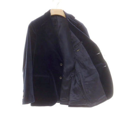 【中古】ガブリエレ パジーニ Gabriele Pasini コットン 2B カジュアルジャケット ネイビー【 46 】【 状態ランクC 】【 メンズ 】