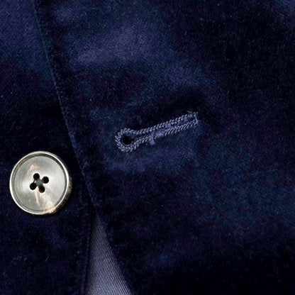 【中古】ガブリエレ パジーニ Gabriele Pasini コットン 2B カジュアルジャケット ネイビー【 46 】【 状態ランクC 】【 メンズ 】