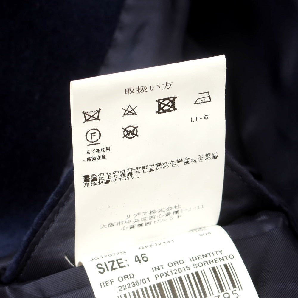 【中古】ガブリエレ パジーニ Gabriele Pasini コットン 2B カジュアルジャケット ネイビー【 46 】【 状態ランクC 】【 メンズ 】