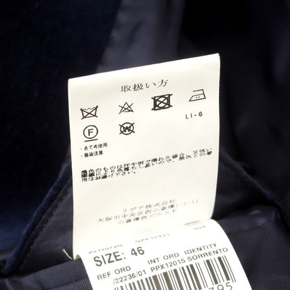 【中古】ガブリエレ パジーニ Gabriele Pasini コットン 2B カジュアルジャケット ネイビー【 46 】【 状態ランクC 】【 メンズ 】