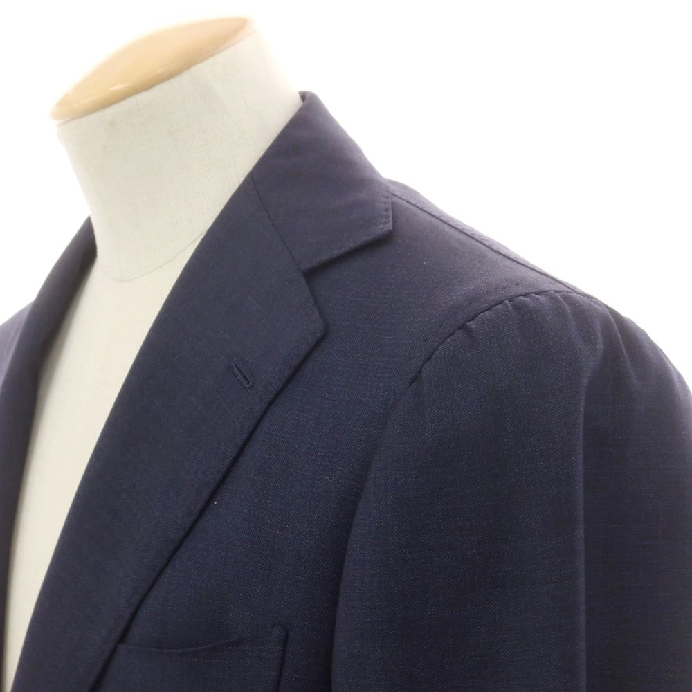 【中古】リングヂャケット RING JACKET MEISTER ウール 3つボタンスーツ ネイビー【 42 】【 状態ランクC 】【 メンズ 】