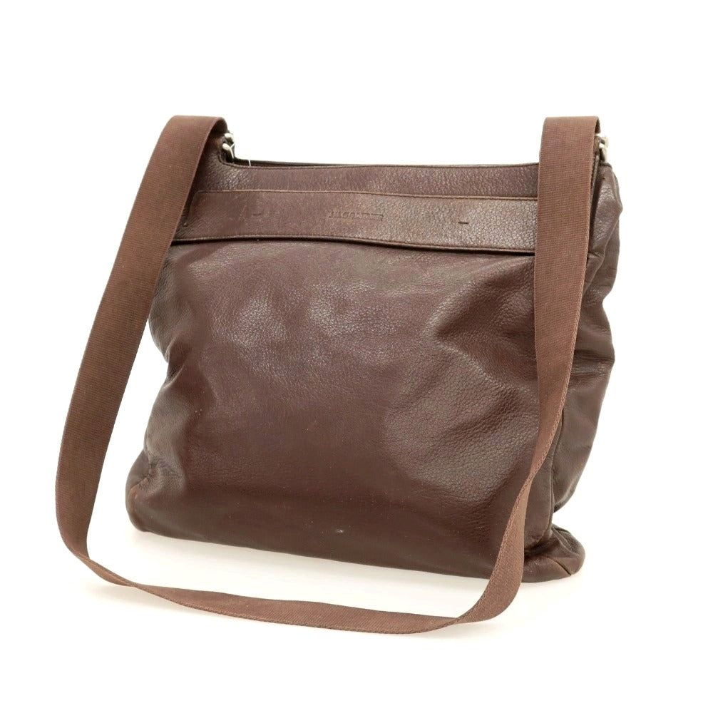 【中古】ジルサンダー JIL SANDER ショルダーバッグ ブラウン【 状態ランクC 】【 メンズ 】