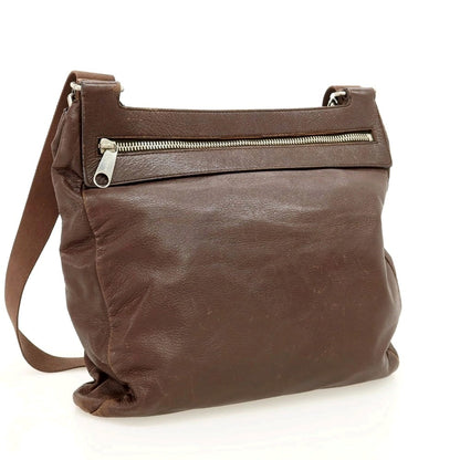 【中古】ジルサンダー JIL SANDER ショルダーバッグ ブラウン【 状態ランクC 】【 メンズ 】
