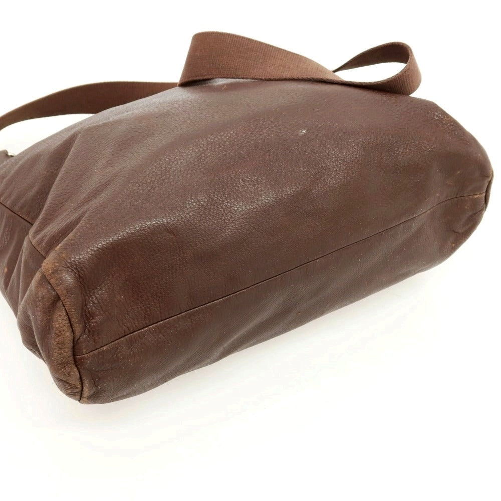 【中古】ジルサンダー JIL SANDER ショルダーバッグ ブラウン【 状態ランクC 】【 メンズ 】