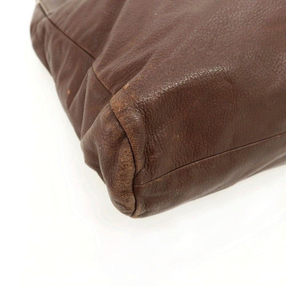 【中古】ジルサンダー JIL SANDER ショルダーバッグ ブラウン【 状態ランクC 】【 メンズ 】