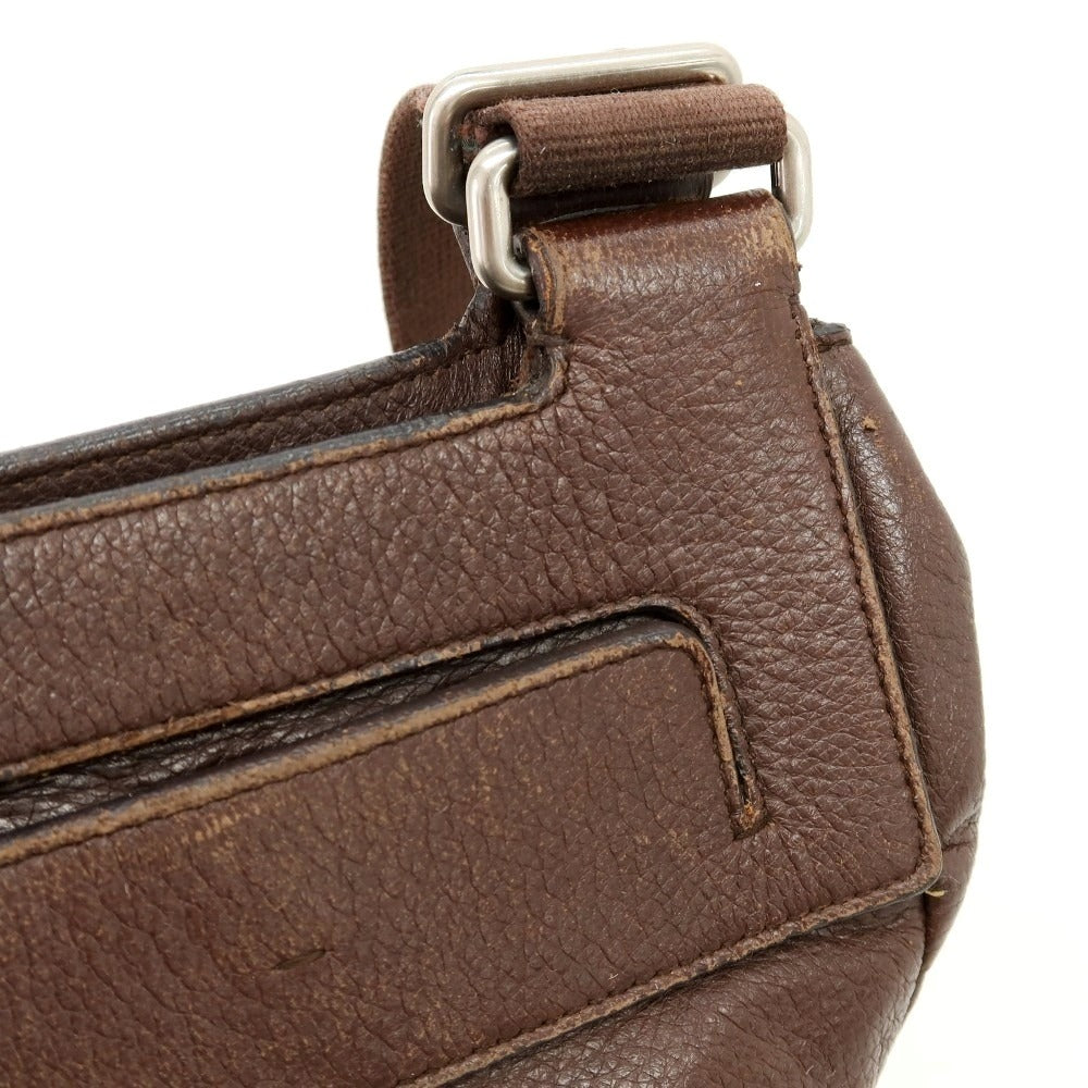 【中古】ジルサンダー JIL SANDER ショルダーバッグ ブラウン【 状態ランクC 】【 メンズ 】