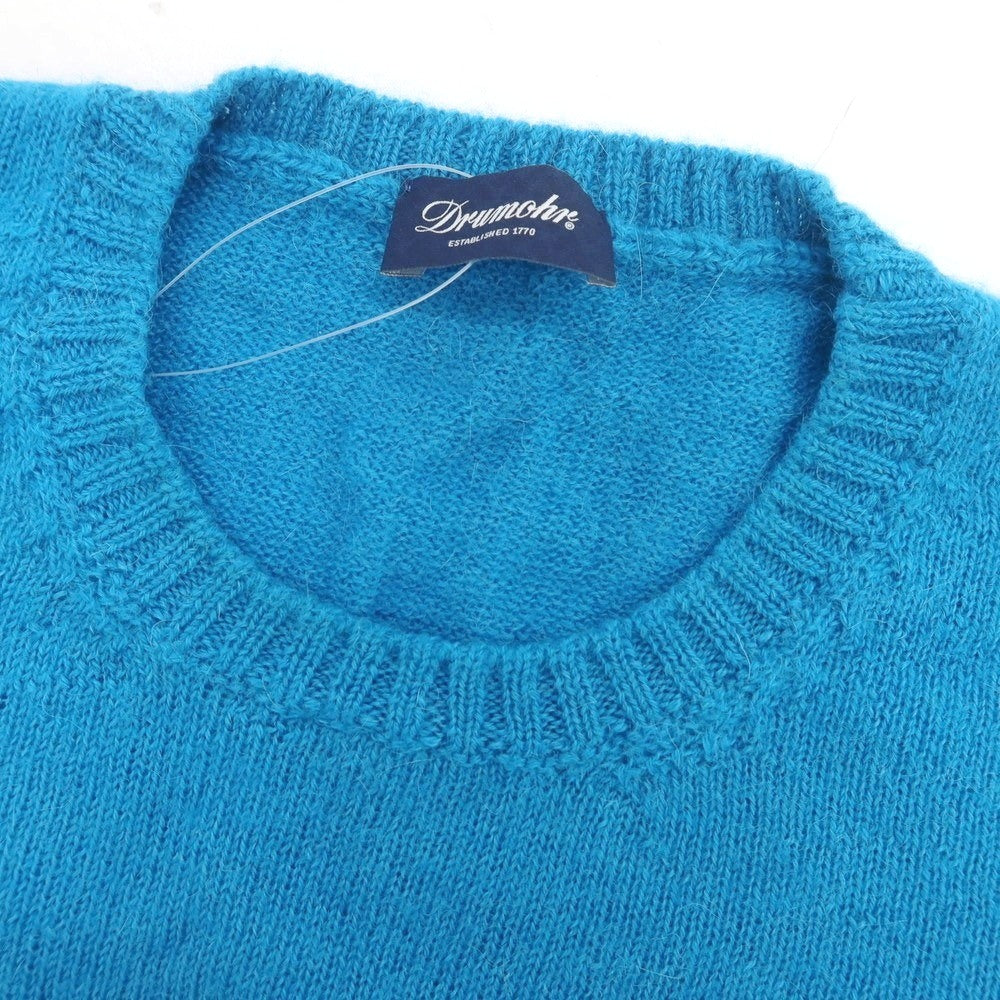 【中古】ドルモア DRUMOHR アルパカ クルーネック プルオーバーニット スカイブルー【 50 】【 状態ランクB 】【 メンズ 】